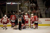 Chicago Black Hawks versus Detroit Red Wings